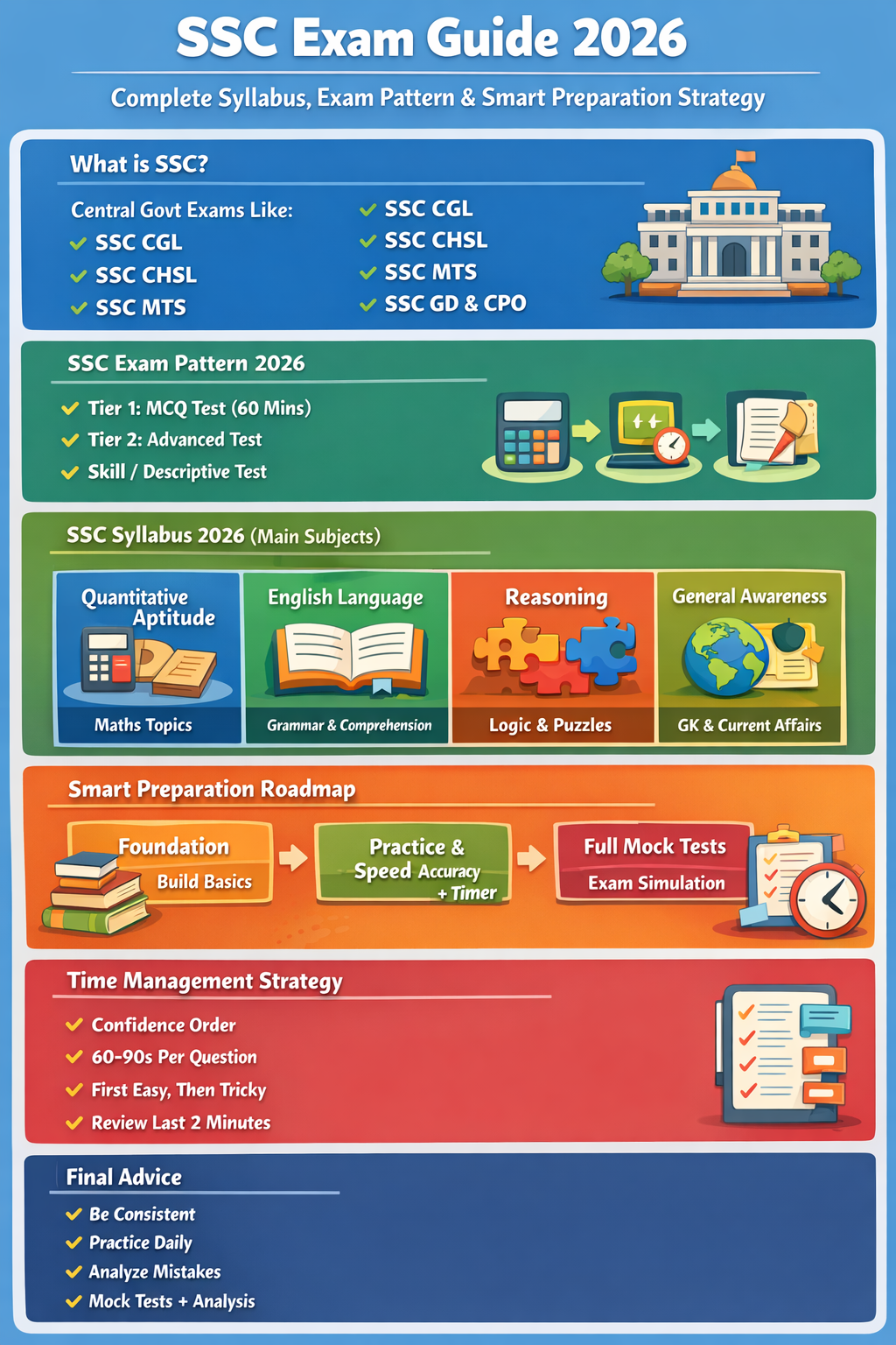 SSC Exam Guide 2026: Syllabus, Exam Pattern & Smart Preparation Strategy
